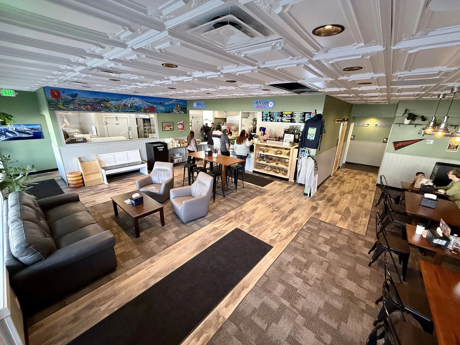 The real Tahoe Bagel Co. room on Moana Lane